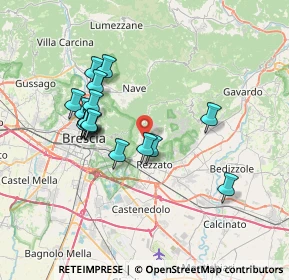 Mappa Via Cristoforo Colombo, 25082 Botticino BS, Italia (6.51471)