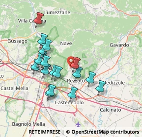 Mappa Via Cristoforo Colombo, 25082 Botticino BS, Italia (6.68941)