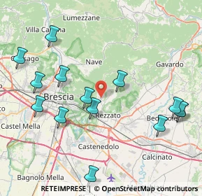 Mappa Via Cristoforo Colombo, 25082 Botticino BS, Italia (9.30571)