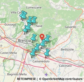 Mappa Via Cristoforo Colombo, 25082 Botticino BS, Italia (6.32333)