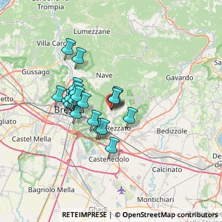 Mappa Via Cristoforo Colombo, 25082 Botticino BS, Italia (5.5005)