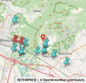 Mappa Via Cristoforo Colombo, 25082 Botticino BS, Italia (4.13769)