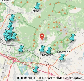 Mappa Via Cristoforo Colombo, 25082 Botticino BS, Italia (5.8525)