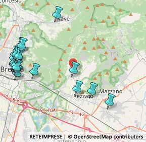 Mappa Via Cristoforo Colombo, 25082 Botticino BS, Italia (5.527)