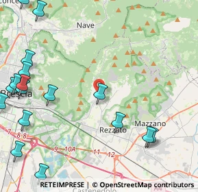 Mappa Via Cristoforo Colombo, 25082 Botticino BS, Italia (6.36333)
