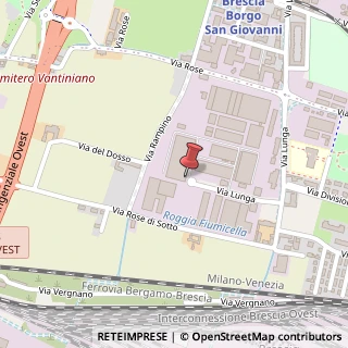 Mappa Via Lunga, 16, 25126 Brescia, Brescia (Lombardia)
