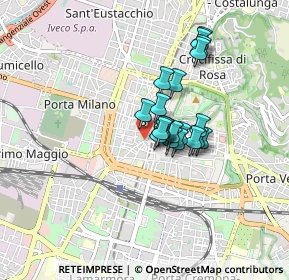 Mappa Via Fratelli Porcellaga, 25122 Brescia BS, Italia (0.584)