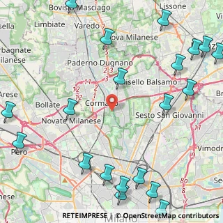 Mappa Via dei Bravi, 20032 Cormano MI, Italia (6.457)