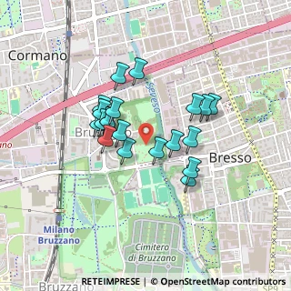 Mappa Via dei Bravi, 20032 Cormano MI, Italia (0.3465)