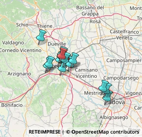 Mappa Via Schio, 36040 Torri di Quartesolo VI, Italia (9.405)