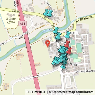 Mappa Via Schio, 36040 Torri di Quartesolo VI, Italia (0.20357)