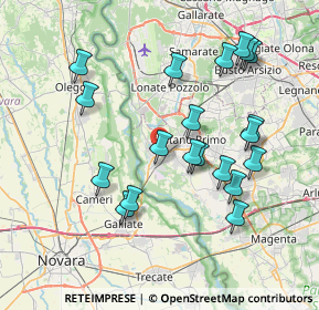 Mappa Via al Torrione, 20029 Turbigo MI, Italia (7.695)