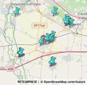 Mappa Piazza del Granaio, 25032 Chiari BS, Italia (3.775)