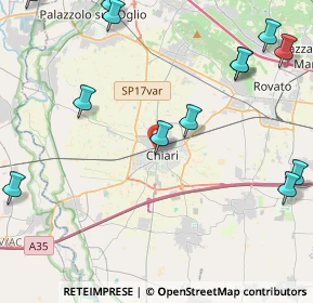 Mappa Piazza del Granaio, 25032 Chiari BS, Italia (6.07)