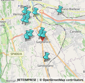 Mappa Via Giuseppe Mazzini, 13894 Gaglianico BI, Italia (1.71357)