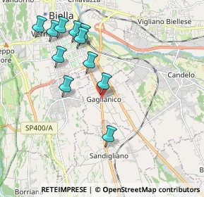 Mappa Via Giuseppe Mazzini, 13894 Gaglianico BI, Italia (2.04273)