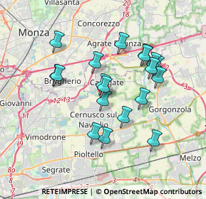 Mappa SP 121, 20063 Cernusco sul Naviglio MI (3.22737)