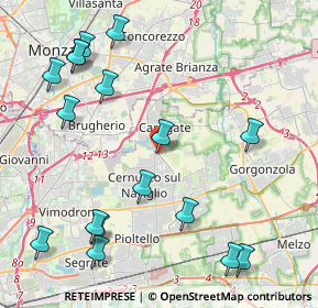 Mappa SP 121, 20063 Cernusco sul Naviglio MI (5.17529)