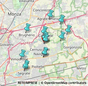 Mappa SP 121, 20063 Cernusco sul Naviglio MI (3.06143)