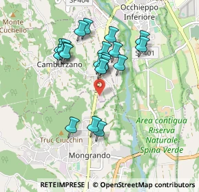 Mappa Via Provinciale, 13888 Camburzano BI, Italia (0.8295)