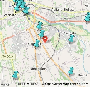 Mappa Via Cairoli, 13894 Gaglianico BI, Italia (3.19556)