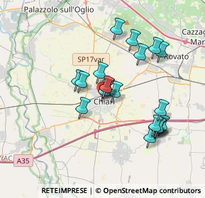 Mappa Via Valmadrera, 25032 Chiari BS, Italia (3.256)