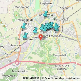 Mappa Via Casarsa, 36100 Vicenza VI, Italia (1.45167)