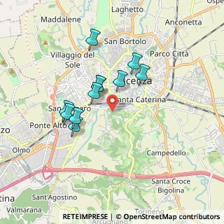 Mappa Via Casarsa, 36100 Vicenza VI, Italia (1.46182)
