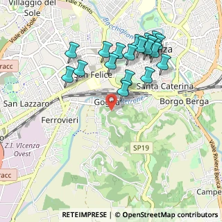 Mappa Via Casarsa, 36100 Vicenza VI, Italia (1.0095)