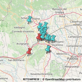 Mappa Via Casarsa, 36100 Vicenza VI, Italia (7.67867)