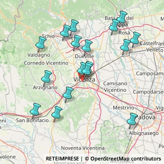 Mappa Via Casarsa, 36100 Vicenza VI, Italia (16.92471)