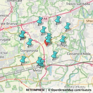 Mappa Via Lupicaccia, 20060 Bellinzago Lombardo MI, Italia (3.49214)