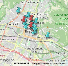 Mappa Via Laura Cereto, 25121 Brescia BS, Italia (1.05222)