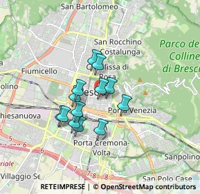 Mappa Via Laura Cereto, 25121 Brescia BS, Italia (1.25154)