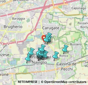 Mappa Via Carlo Mariani, 20063 Cernusco sul Naviglio MI, Italia (1.41375)