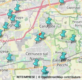 Mappa Via C.Mariani, 20063 Cernusco sul Naviglio MI, Italia (2.897)