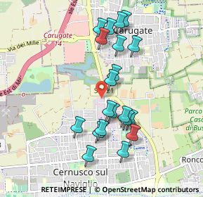 Mappa Via C.Mariani, 20063 Cernusco sul Naviglio MI, Italia (0.8715)