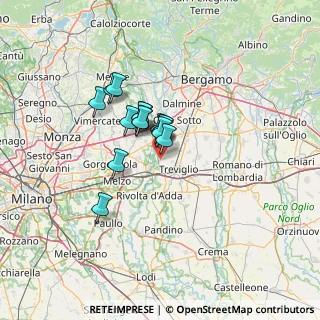 Mappa Via Veneziana, 24045 Fara Gera d'Adda BG, Italia (8.68333)