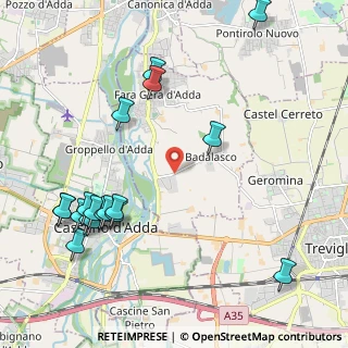 Mappa Via Veneziana, 24045 Fara Gera d'Adda BG, Italia (2.57167)