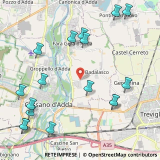 Mappa Via Veneziana, 24045 Fara Gera d'Adda BG, Italia (2.84647)
