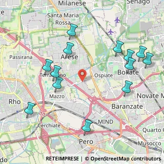 Mappa Via Guglielmo Marconi, 20020 Arese MI, Italia (2.37846)