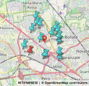 Mappa 20021 Arese MI, Italia (1.41529)