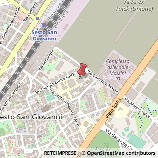Mappa Via Giorgio Enrico Falck, 160, 20099 Sesto San Giovanni, Milano (Lombardia)