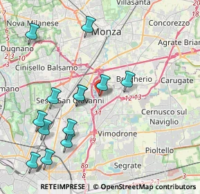 Mappa Via Metallino, 20093 Cologno Monzese MI, Italia (4.41462)