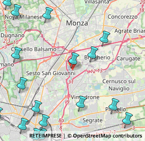 Mappa Via Metallino, 20093 Cologno Monzese MI, Italia (6.9145)