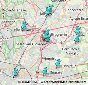 Mappa Via Metallino, 20093 Cologno Monzese MI, Italia (4.16273)