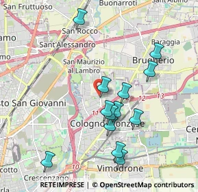Mappa Via Botticelli, 20093 Cologno Monzese MI, Italia (1.88154)
