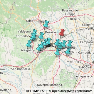 Mappa Viale S. Lazzaro, 36100 Vicenza VI, Italia (8.79158)