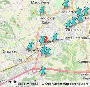 Mappa Viale S. Lazzaro, 36100 Vicenza VI, Italia (2.26846)