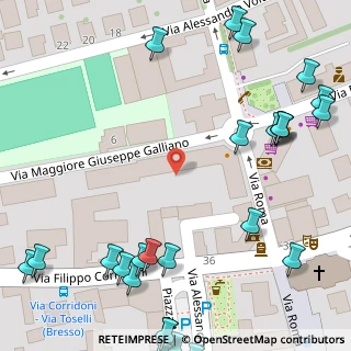 Mappa Via Maggiore Giuseppe Galliano, 20091 Bresso MI, Italia (0.11233)